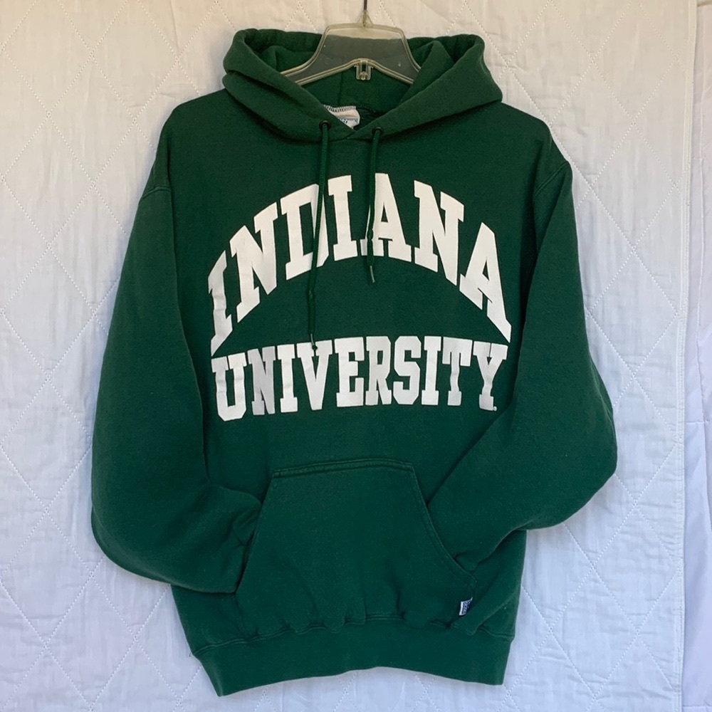 Vintage Indiana University Hooded Sweatshirt